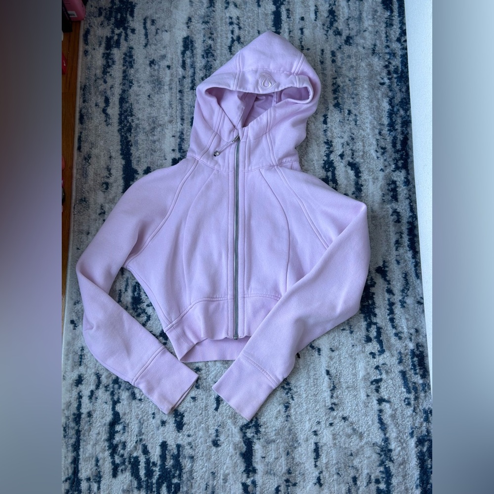 Lululemon Full Zip Cropped Scuba